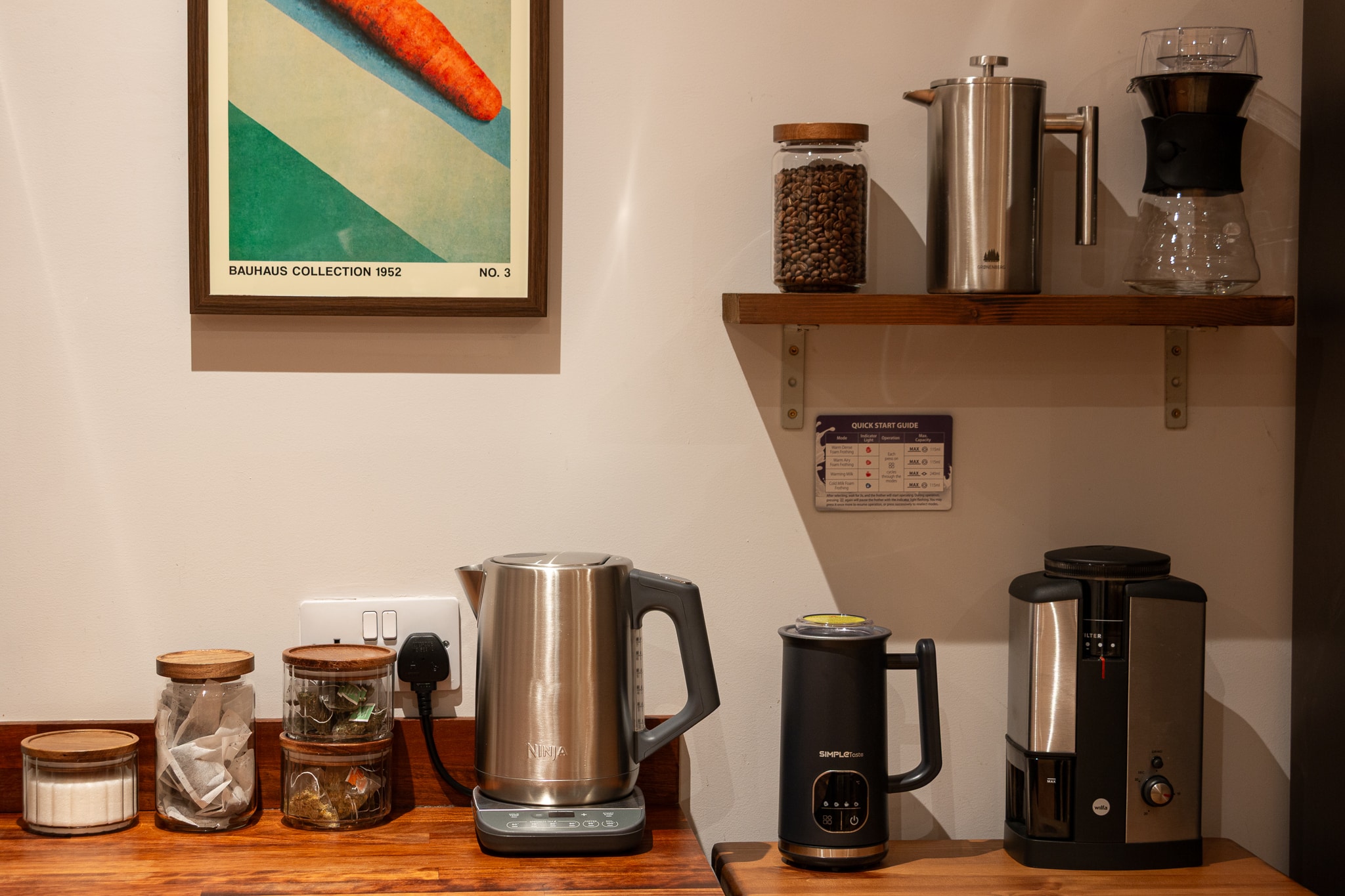 Coffee Station at Hazel Tree Lodge