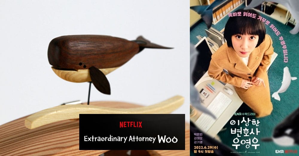 Extraordinary Attorney Woo whale clock by Kicori at Hazel Tree Lodge